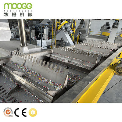 High-Efficiency HDPE Rigid Container Flakes Washing Line for Post-Consumer Recycling