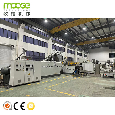 HDPE, LDPE, LLDPE 딱딱한 플래크 재활용 플라스틱 재활용 펠렛 기계