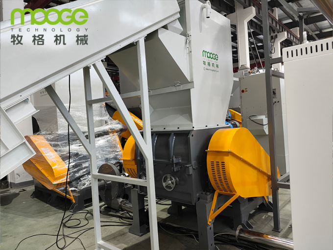 고정 칼날 4 폐 플라스틱 병 분쇄기 온라인 재활용 지원 1