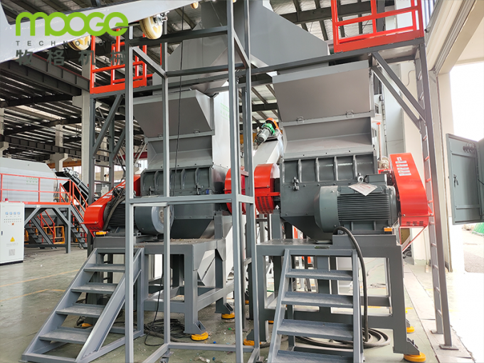 고정 칼날 4 폐 플라스틱 병 분쇄기 온라인 재활용 지원 2