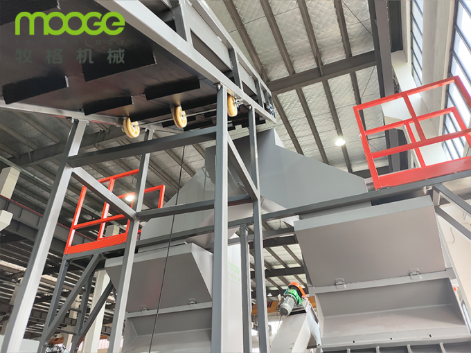 고정 칼날 4 폐 플라스틱 병 분쇄기 온라인 재활용 지원 3