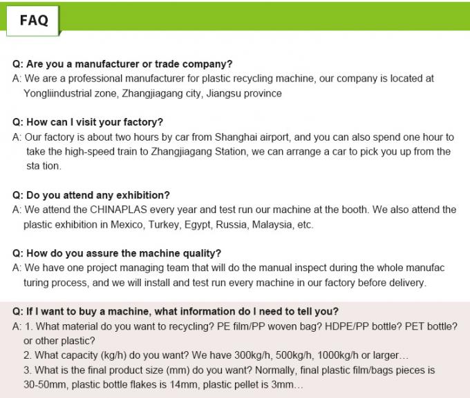 Waste Pet Bottle Crushing Recycling Plastic Washing Machine 25